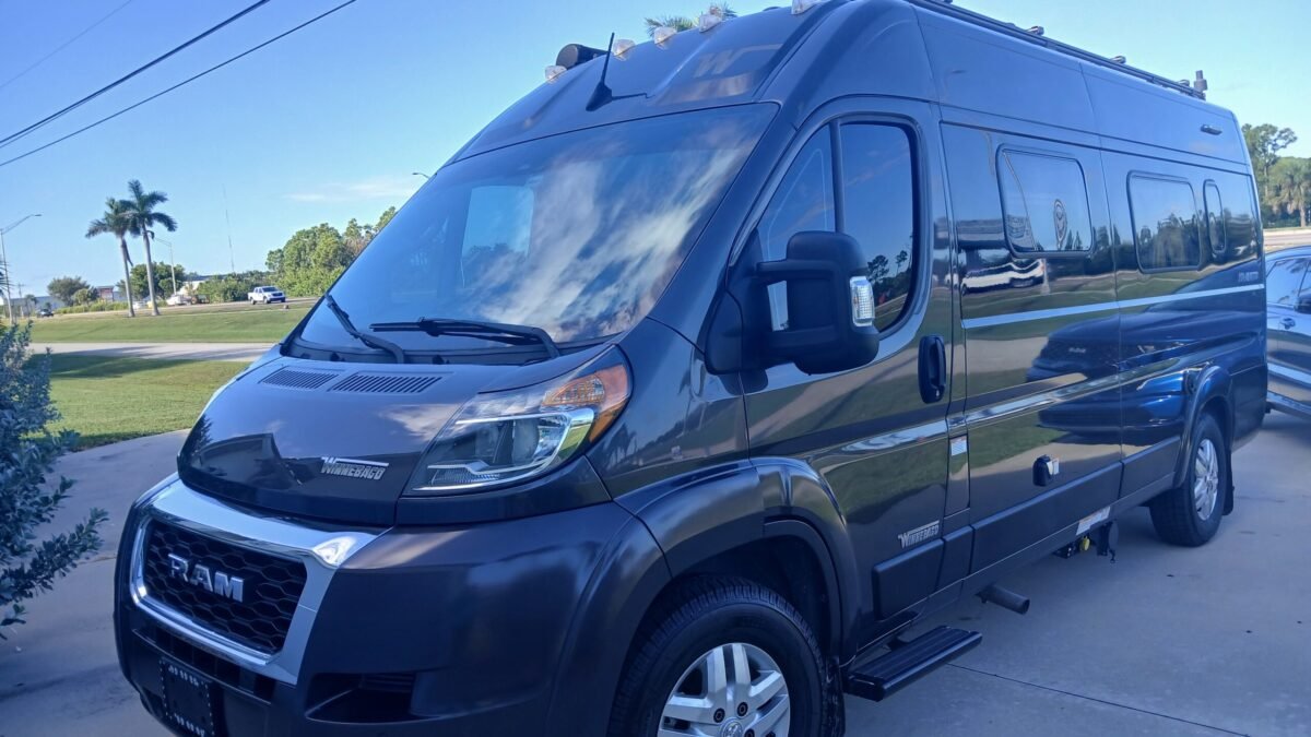 camper van washed and waxed with the rims and tires cleaned and shined in south gulf cove
